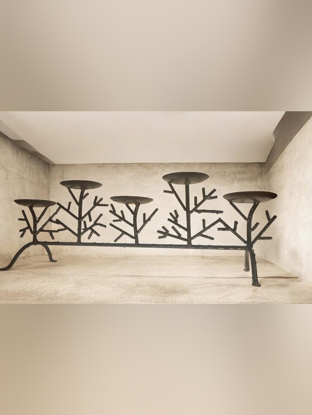Black Tree-Branch Candle Holder